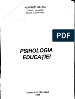 Dumitru Vrabie - Psihologia Educatiei