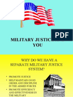 Military Justice and You