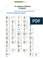 Hiragana English PDF