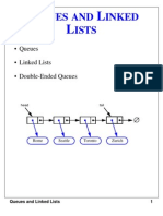 Ueues and Inked Ists: - Queues - Linked Lists - Double-Ended Queues