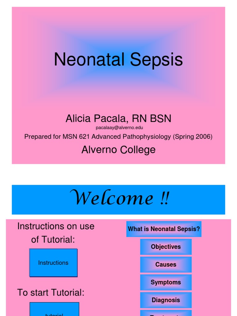 Neonatal Sepsis Inflammation Interleukin 10