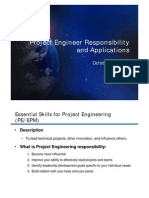 Project Engineering Responsibility and Application