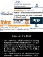 Acquisition of GC by Tata Chem