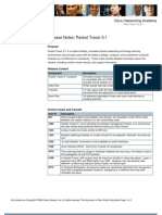 Packet Tracer 5.1 Release Notes Final