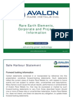 Avalon Rare Metals Presentation