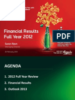 2012 Carlsberg Malaysia Analyst Briefing Full Year Results