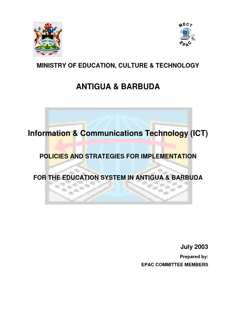 ICT Policies and Strategies For Implementation For The Education System ...