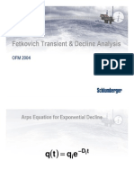 OFM - Fetkovich (Oil Field Manager)
