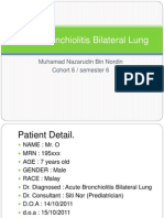 Acute Bronchiolitis Bilateral Lung Case Study Presentation