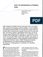 Problem Structuring Methods PSM