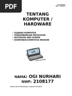 Download Sejarah Dan perkembangan Komputer - hardware Ogi Nh by OuGhie Nh SN12752587 doc pdf