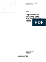 Department of The Army Sets, Kits, Outfits, and Tools: Unclassified
