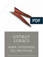 Lukacs Georg - Marx Ontologia Del Ser Social