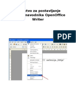 Uputstvo Za Postavljanje Srpskih Navodnika OpenOffice Writer