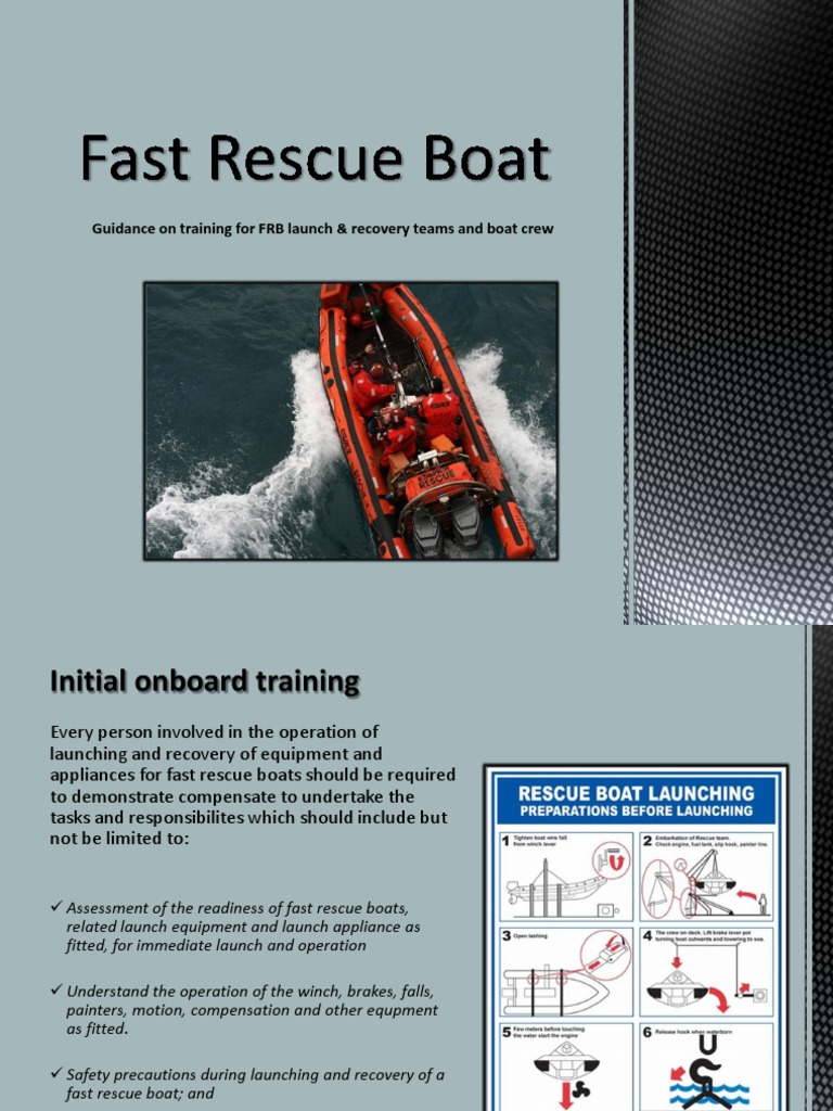 Fast Rescue Boats | PDF