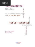 Download Reformational Studies an annotated bibliography of B J van der Walt by stevebishop SN12753624 doc pdf