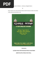 Download Azhar-Ul-Fatawa by Huzur Tajjush ShariahHazrat Allama Muhammad Akhtar Raza Khan Al-Azhari QadiriMaddazillahul Aali by Gulam-I-Ahmed Raza SN127538016 doc pdf