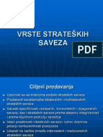 Vrste Strateskih Saveza