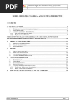 Sales Order Process Accounting