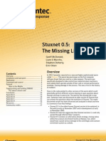 Stuxnet 0.5: The Missing Link