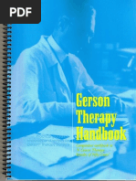 Gerson Therapy Handbook