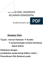 Deteksi Dini, Diagnosis Kelainan Kongenital