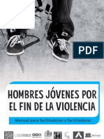 2010 Manual Hombres Jovenes Por El Fin de La Violencia CulturaSalud EME
