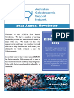 AGSN 2012 Annual Newsletter