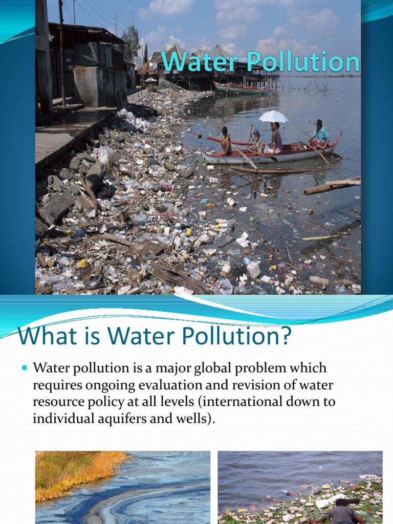 Water Pollution PDF Sewage Water Pollution