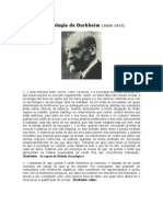 A Sociologia de Durkheim