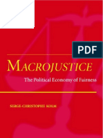 Macrojustice Political Economy Fairness