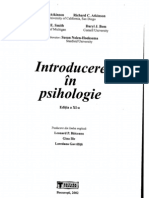 Atkinson - Introducere in Psihologie, Tomul 1
