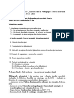 LAntonesei Teoria Instruirii Si Teoria Evaluarii 2012 - 2013