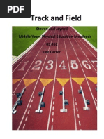 Track and Field Unit Plan