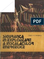 Siguranta in Exploatare a Instalatiilor