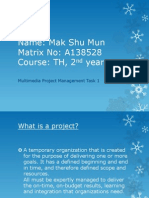 Multimedia Project Management Task 1