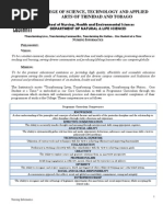 Nursing Informatics Course Outline