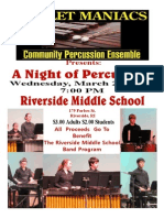 Riverside Middle School Benefit NIGHT OF PERCUSSION Mallet Maniacs 2013