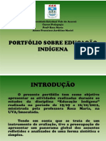 Portfólio Sobre Educação Indígena