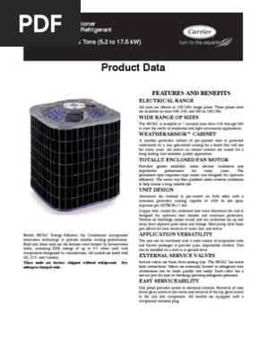 38ckc Product Data Pdf Air Conditioning Gas Compressor