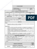 Plano de Ensino Português Instrumental Administração