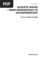 Acoustic Waves - From Microdevices To Helioseismology