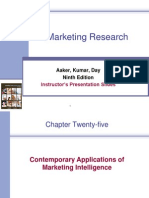 Contemporary Applications of Marketing Intelligence