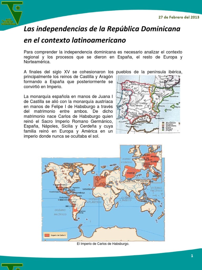 Independencia Dominicana en el Imperio | PDF | Imperio español | España