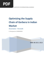 Supply Chain of Gerbera
