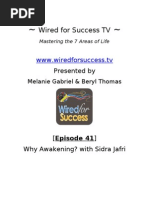 Why Awakening With Sidra Jafri (Episode 41) Wired For Success TV