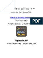 Why Awakening With Sidra Jafri (Episode 41) Wired For Success TV