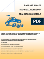 Baja Transmission Presentation