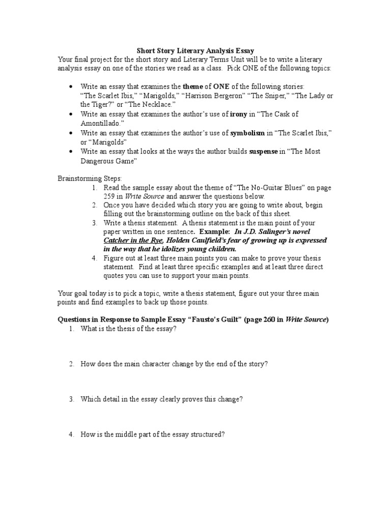 Brainstorming Worksheet | Essays | Thesis