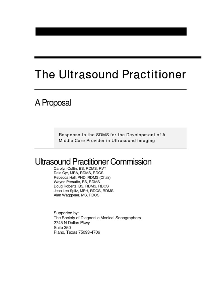 Ultrasound Practitioner Training Proposal | PDF | Medical Ultrasound ...